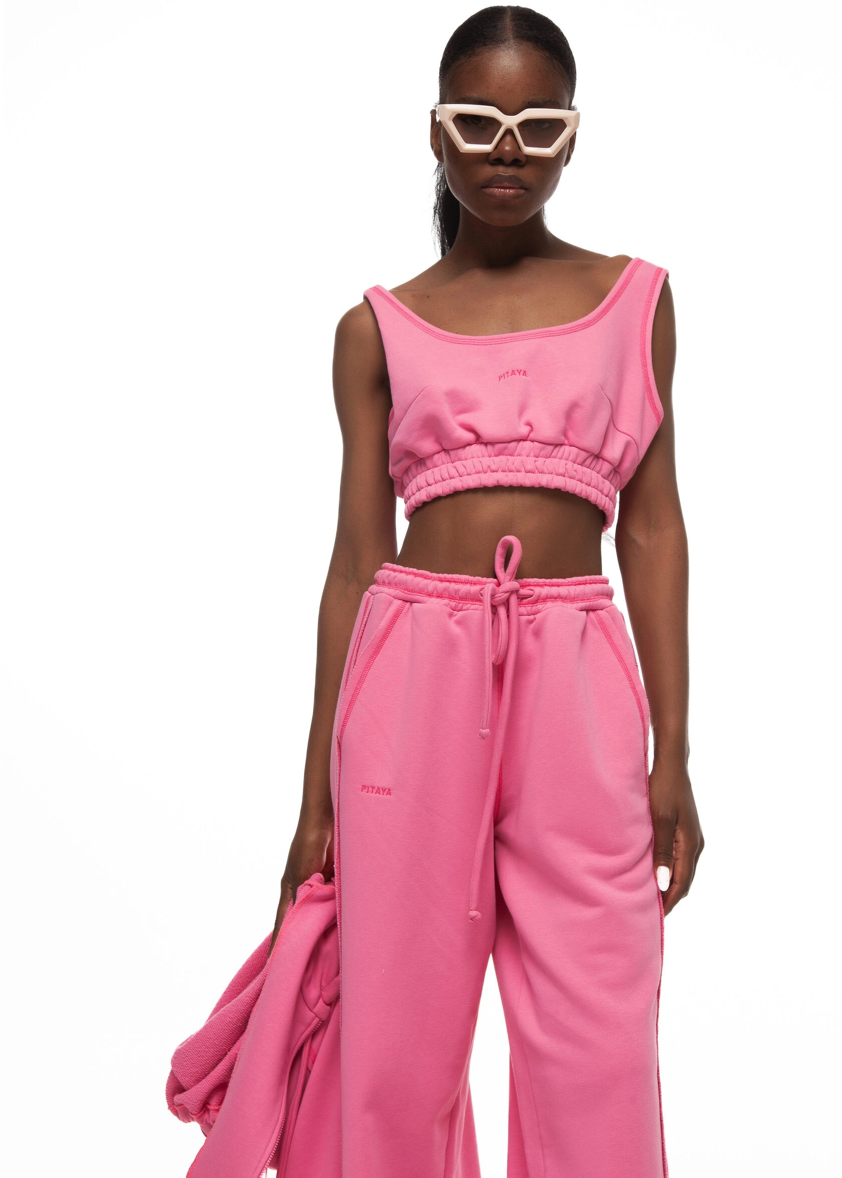 Топ PINK GOLF(ПИНК ГОЛЬФ) в розовом цвете - 44-46 (M-L) - Розовый