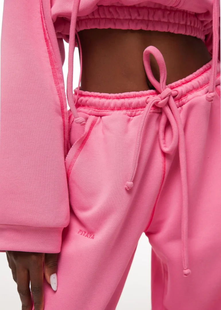 Джоггеры PINK MIAMI(ПИНК МАЯМИ) в розовом цвете - 40-42 (XS-S) - Розовый